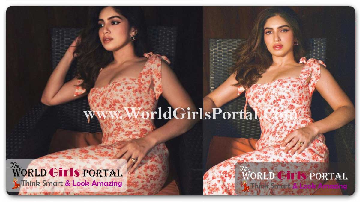 Bhumi Pednekar pink tie-dye dress: #BhumiPednekar Is Making It Feel Like Spring In Her Pretty Pink Corset Dress - Bollywood Girl Fashion 2 Bhumi Pednekar Printed floral dress: #BhumiPednekar in ₹5k floral dress is lost thinking about summer, fries and beach