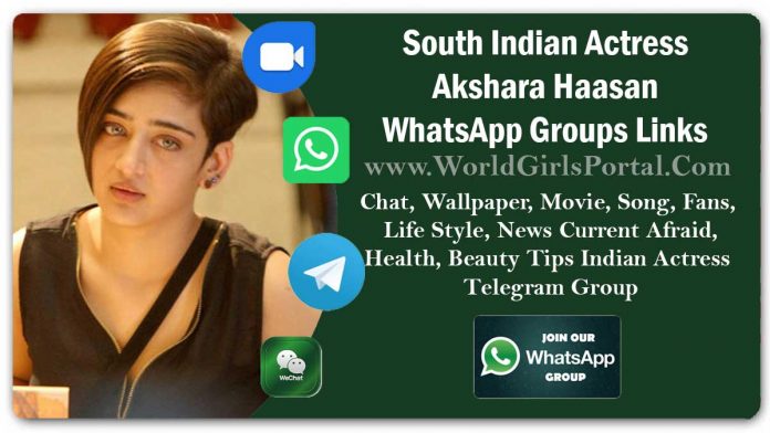 Akshara Haasan WhatsApp Group Link for Chat, Wallpaper, Movie, Song, Life Style, News Current Afraid, Fans, Health, Beauty Tips South Indian Actress Telegram Group