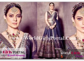 Kangana Ranaut Blue Lehenga at Friend’s Sangeet Ceremony Kangana Ranaut Blue Lehenga at Friend's Sangeet Ceremony