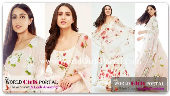 Sara Ali Khan Floral Anarkali Printed Dress: The actor often flaunts her traditional look and impress fans - Bollywood Actress Fashion News
