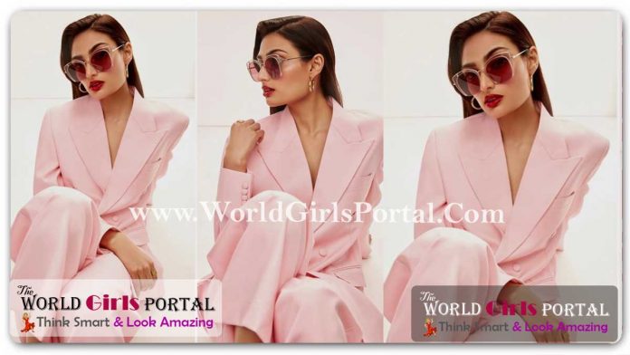Athiya Shetty Pink Pantsuit, sunglasses and sleek hair looked Boss Lady Style - Bollywood News Portal