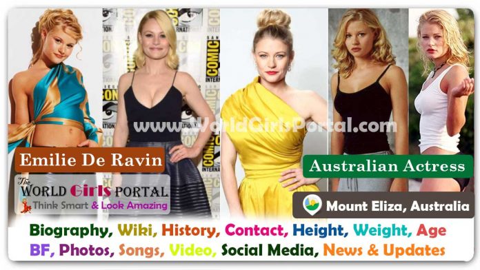 Emilie De Ravin Biography Wiki Contact Details Life Style FAQ, Diet, Facts, Bio-Data - Australian Actress