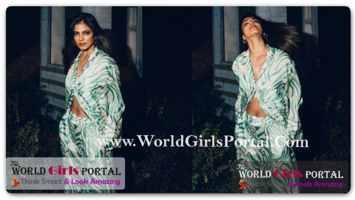 Malavika Mohanan Zebra Printed nightwear, Check out this stunning and super hot click