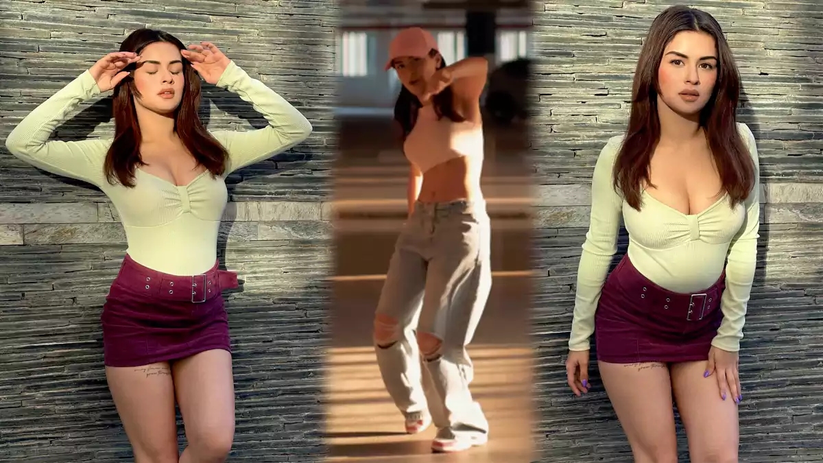 Avneet Kuar Takes Her Love For Crop Tops And Ripped Jeans & Head Cap, Viral Dance and Show Curve Figure
