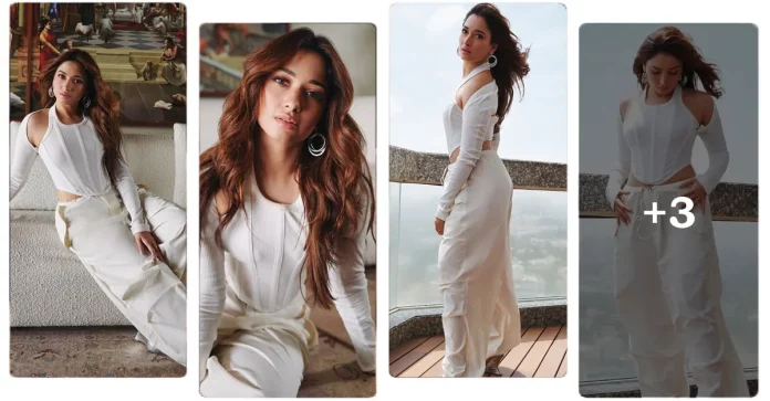 Tamannaah Bhatia All-White Glam: A Mesmerizing Photoshoot That Redefines Elegance